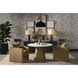 Bronwyn 48 X 29.75 inch Cream / Cognac Dining Table